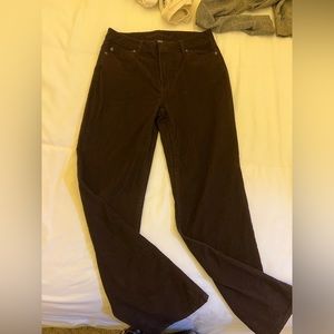 Corduroy pants, brown. Never worn. Size 6
